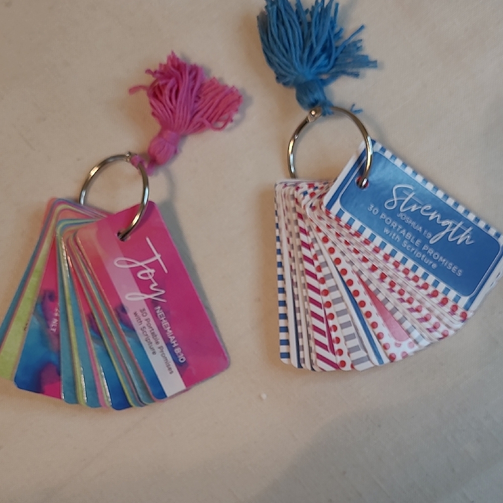 Colorful Key & Card Holder Set